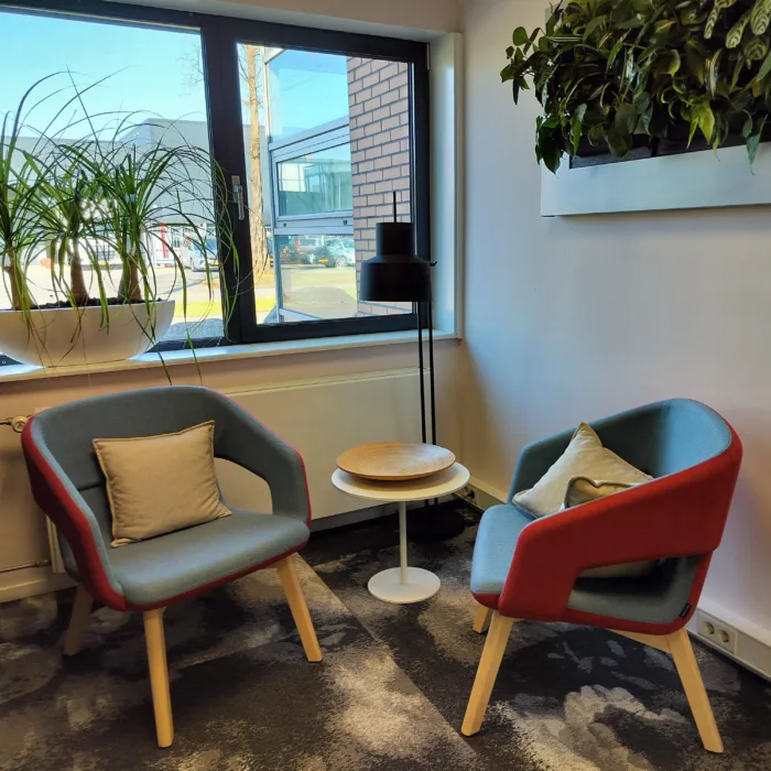 Narbutas Set Twist & Sit Soft Lounge Fauteuils met tafeltje van € 2.350,- voor € 750,-