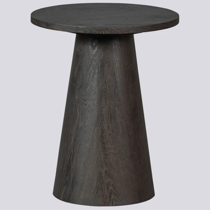 Salontafel Maan 50 x 40 cm zwart