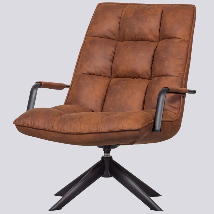 Draaifauteuil Jouke cognac