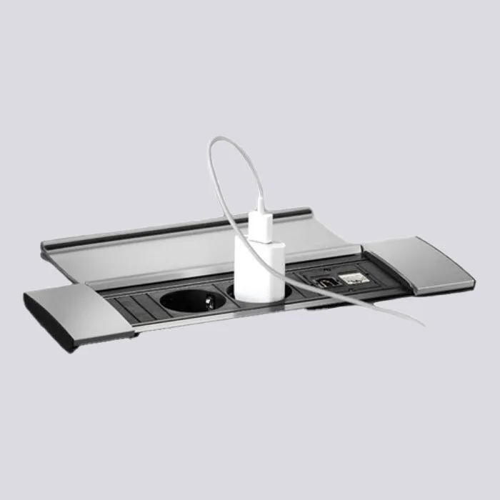 Bureaustopcontact Power Frame zwart