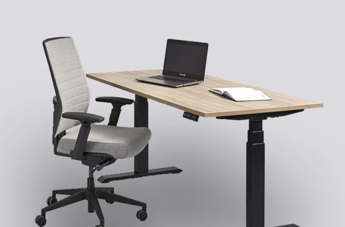 Elektrisch zit sta bureau Ive 4 200 x 100 cm