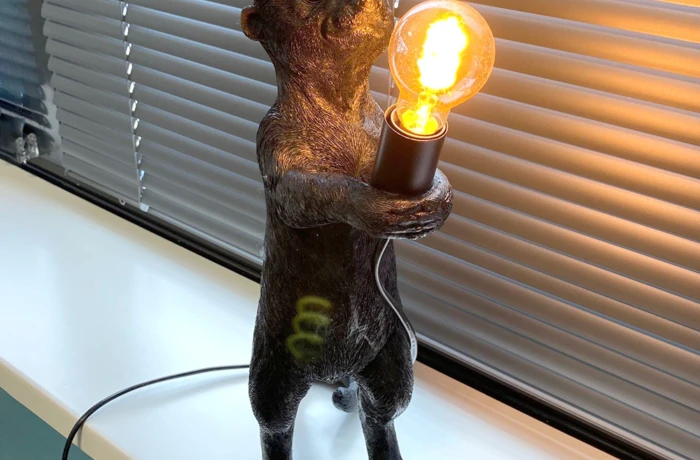 Versluis stokstaartje staande lamp