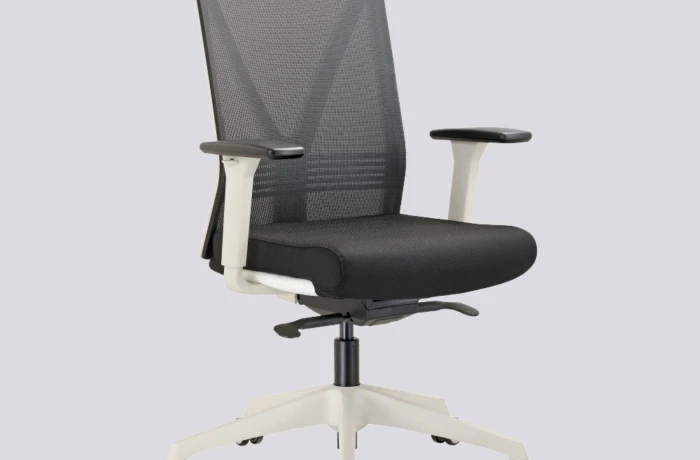 Ergonomische Bureaustoel 640 Zwart-Wit