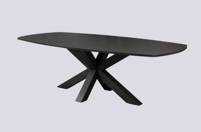 Vergadertafel Deens Ovaal met spinpoot