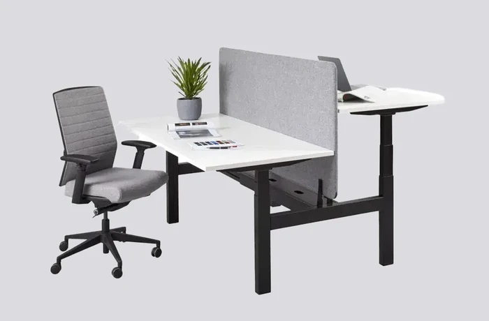 Duo bureau Ive duo met tussenscherm