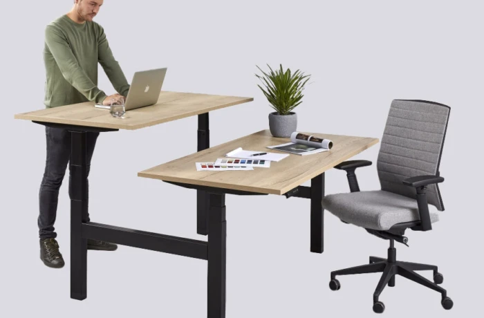 Elektrisch verstelbaar Duo zit sta bureau Ive duo