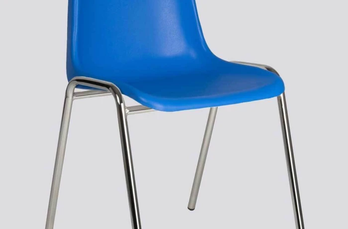 Kantinestoel Sabine met chroom frame