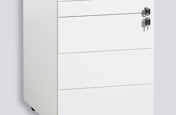 Verrijdbaar metalen Ladeblok LB3331 met 4 lades