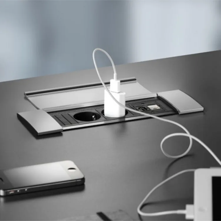 Bureaustopcontact Power Frame zwart