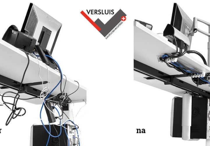 Kabelmanagement voor na