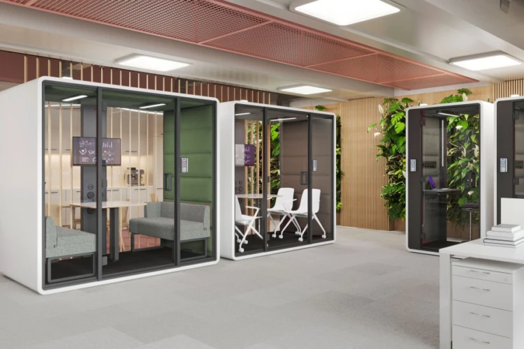 Wij introduceren drie nieuwe HushFree stiltecabines voor moderne werkomgevingen