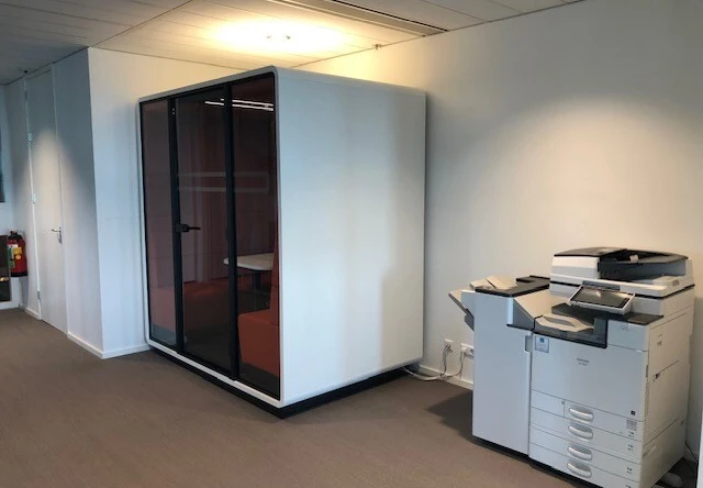 Referentie Hush Meet booth Pensioenfonds Den haag