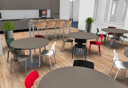 Wolfsbergen rendering kantine