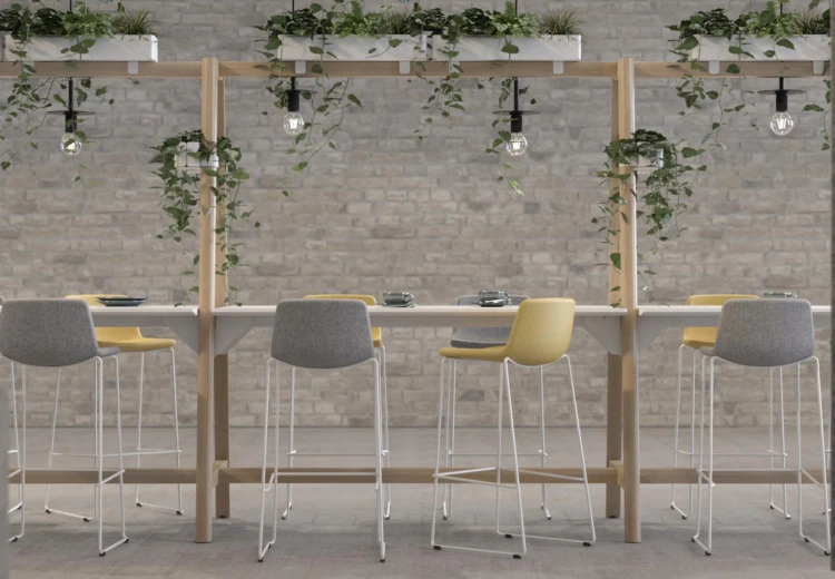 Narbutas Nova Wood multifunctionele hoge tafel