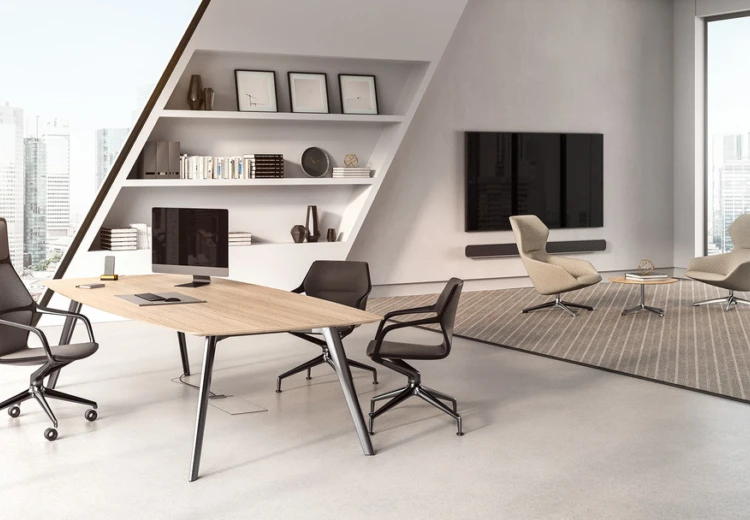 Brunner vergadertafel Ray