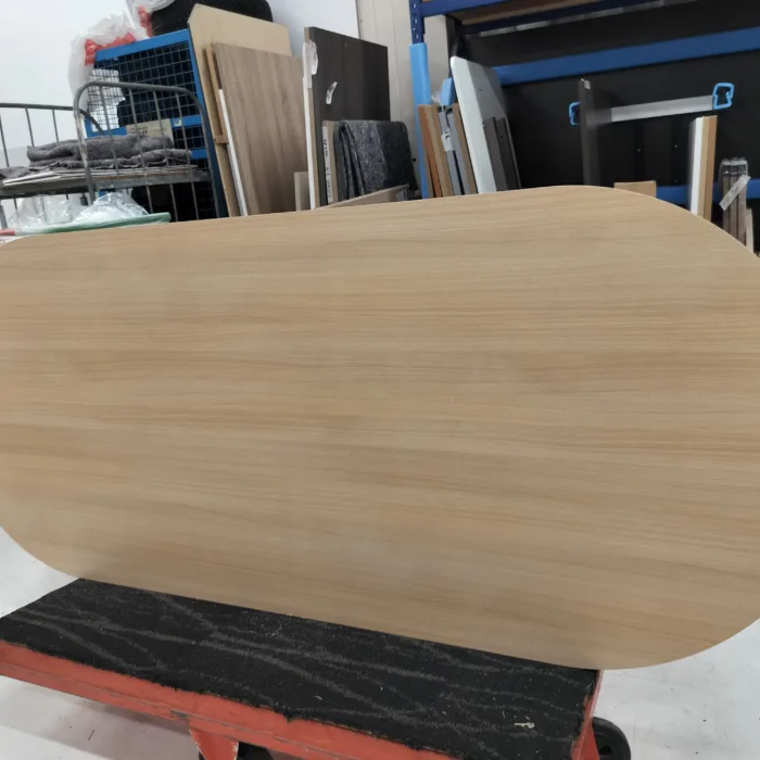 Versluis Vergadertafelblad Ovaal 240 x 100 cm Licht eiken