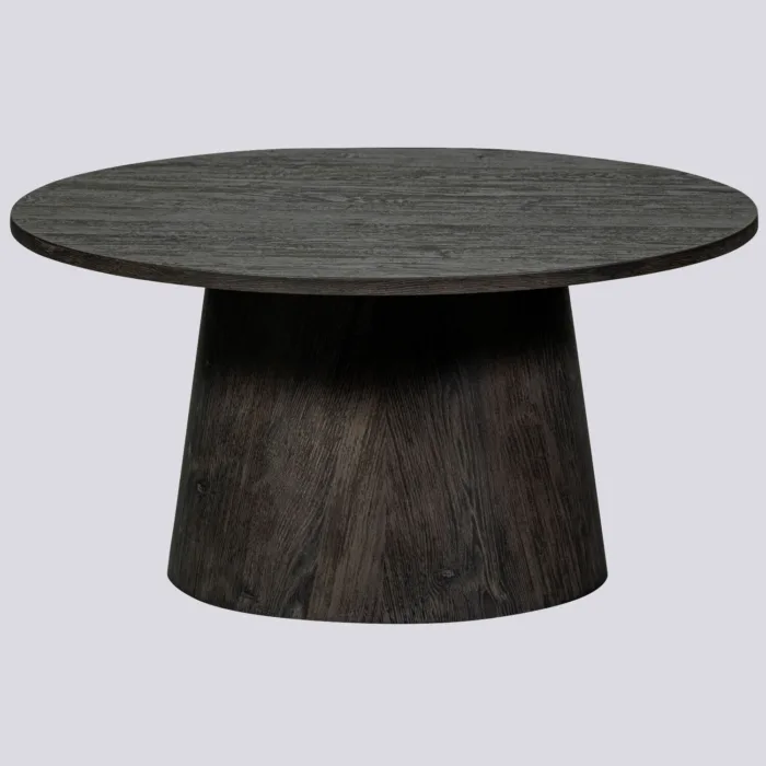 Salontafel Maan 40 x 80 cm zwart