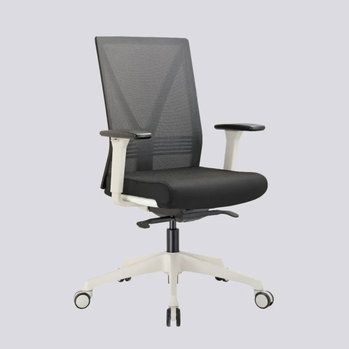 Ergonomische Bureaustoel 640 Zwart-Wit