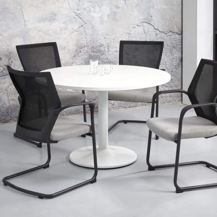 Ronde vergadertafel zuilvoet