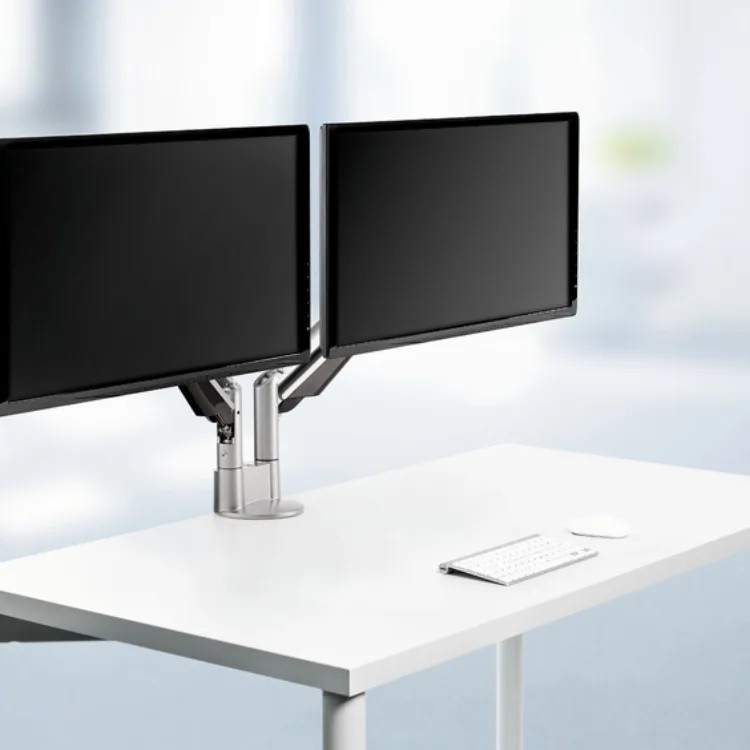 Dubbele monitorarm Novus Clu Duo c zwart