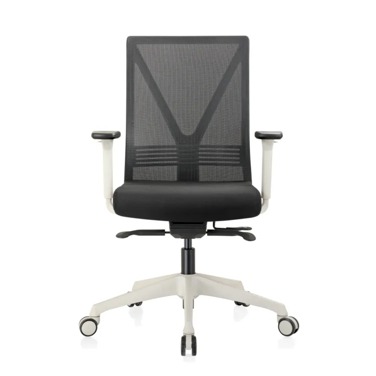 Ergonomische Bureaustoel 640 Zwart-Wit