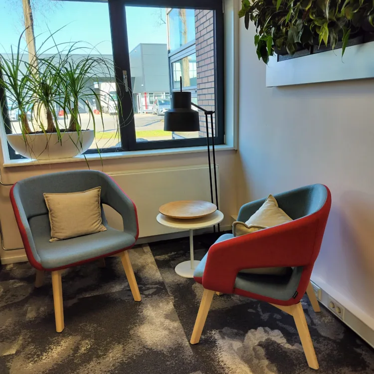 Narbutas Set Twist & Sit Soft Lounge Fauteuils met tafeltje van € 2.350,- voor € 750,-