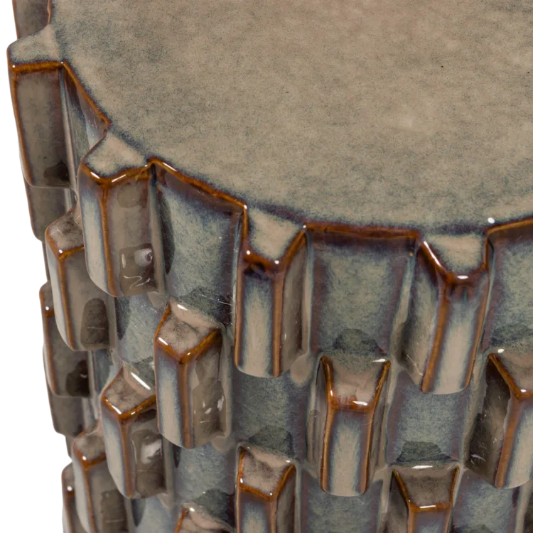 Bijzettafel Axu grijsblauw keramiek