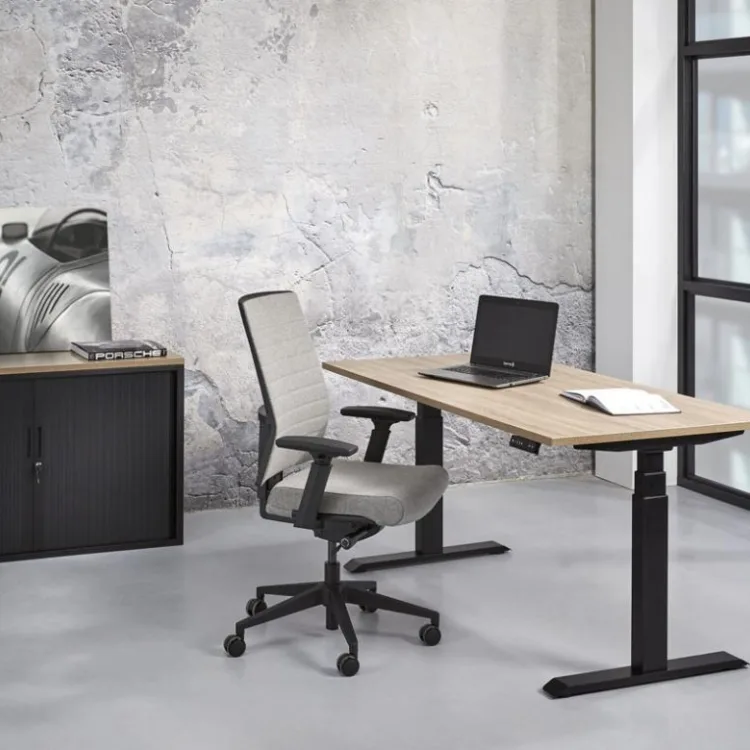 Elektrisch zit sta bureau Ive 4 200 x 100 cm