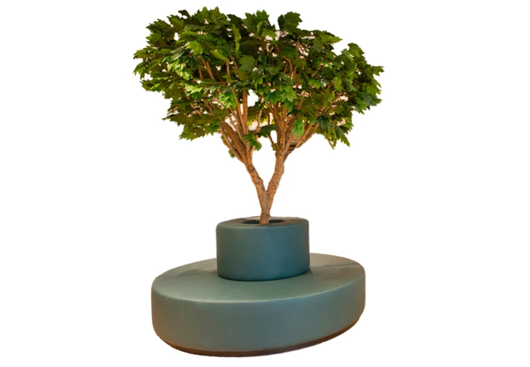 Versluis boom treinbank rond