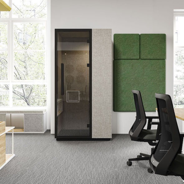 Bejot Quadra akoestische belcel telefooncel kantoor belhokje